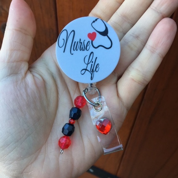 @juliatok Accessories - Nurse Life Retractable Badge Holder